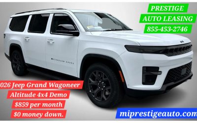 2026 Jeep Grand Wagoneer Altitude 4×4 Demo