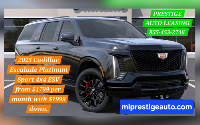 2025 Cadillac Escalade Platinum Sport 4X4 ESV